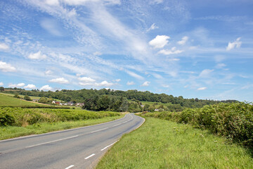 Fototapeta na wymiar Wales countryside of the UK.