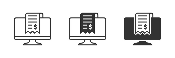 Fototapeta premium Subscription model icon. Vector illustration.