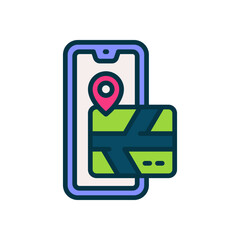 map icon for your website, mobile, presentation, and logo design.