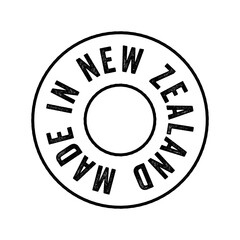 Made in New Zealand text emblem stamp, concept background