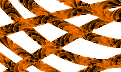 orange 3d lines, background, texture, transparent background