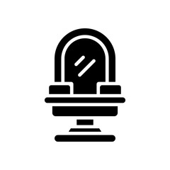 Obraz premium sink icon with glyph style