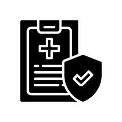 health insurance icon for your website, mobile, presentation, and logo design.
