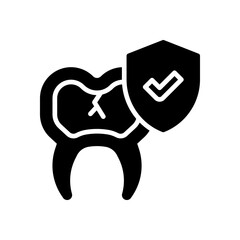 dental protection icon for your website, mobile, presentation, and logo design.