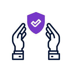 life insurance icon for your website, mobile, presentation, and logo design.