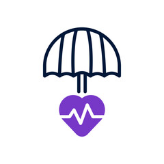 medical insurance icon for your website, mobile, presentation, and logo design.