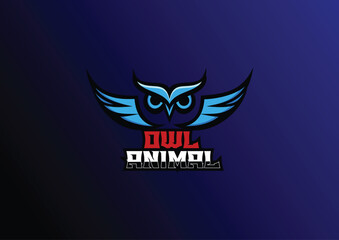 owl gaming logo mascot design