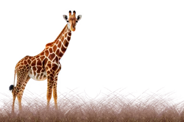 Rolgordijnen giraffe on white © I LOVE PNG
