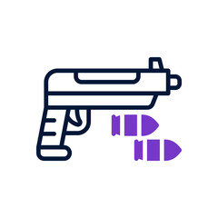 gun icon for your website design, logo, app, UI. 