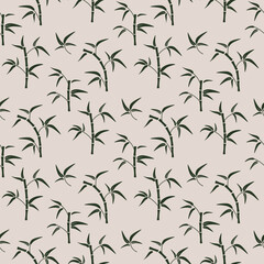 seamless pattern with bamboo