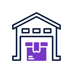 warehouse icon for your website design, logo, app, UI. 