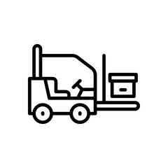 forklift icon for your website design, logo, app, UI. 