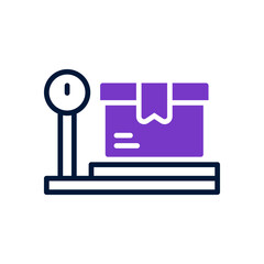 weight scale icon for your website design, logo, app, UI. 