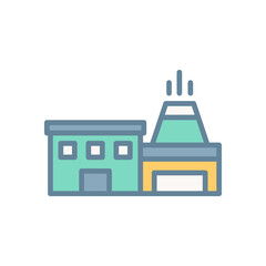 factory icon for your website design, logo, app, UI. 