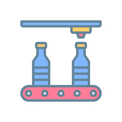 bottle machine icon for your website design, logo, app, UI. 