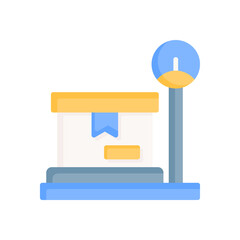 weight scale icon for your website design, logo, app, UI. 