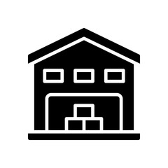 warehouse icon for your website design, logo, app, UI. 