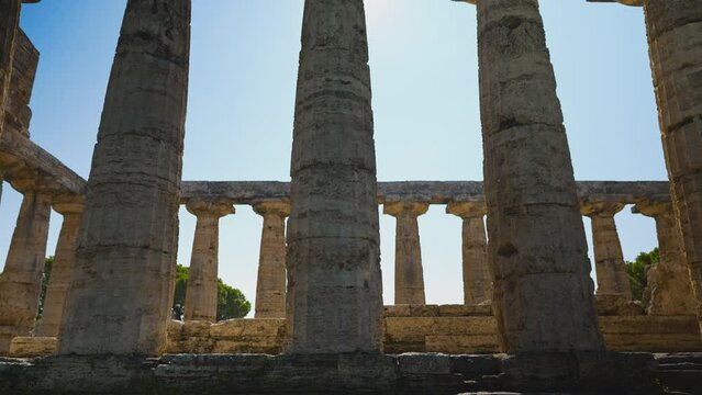 Temple of Athena in Paestum, Italy.