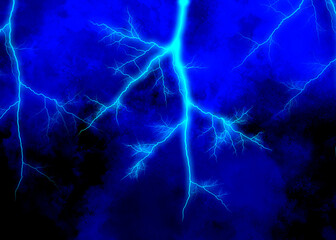 blue lightning bolt