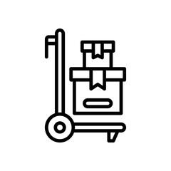 trolley icon for your website design, logo, app, UI. 
