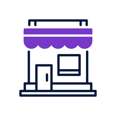 shop icon for your website design, logo, app, UI. 