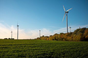 Windkraft Windr&auml;der Erneuerbare Energie