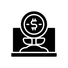 investment icon for your website, mobile, presentation, and logo design.