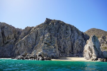 Lands End Beach  and Rock formations in Cabo San Lucas, Mexico