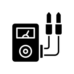 voltmeter icon for your website, mobile, presentation, and logo design. - obrazy, fototapety, plakaty