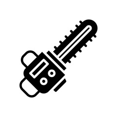chainsaw icon for your website, mobile, presentation, and logo design.