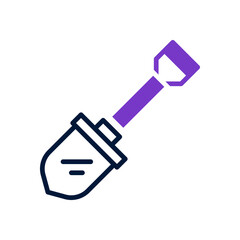 shovel icon for your website, mobile, presentation, and logo design.