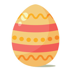 Isolated colored easter egg icon Vector
