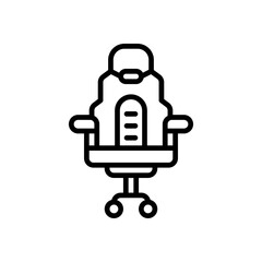 gaming chair icon for your website design, logo, app, UI. 