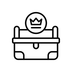loot box icon for your website design, logo, app, UI. 