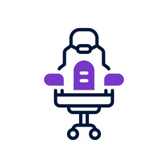 gaming chair icon for your website design, logo, app, UI. 