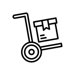 trolley icon for your website design, logo, app, UI. 