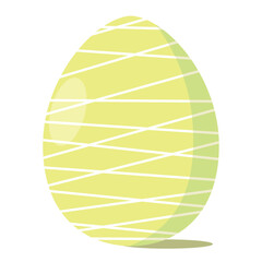 Isolated colored easter egg icon Vector