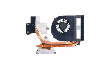 The cooling fan with heatsink computer processor