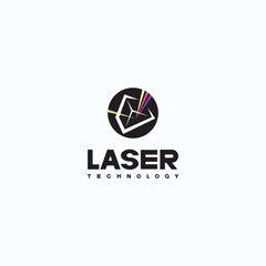 
An illustration consisting of a schematic image of a prism through which light passes. Optics and laser technology