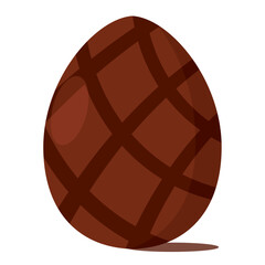 Isolated colored easter egg icon Vector