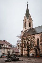 Obraz premium St. Magnus church in Marsberg, Germany