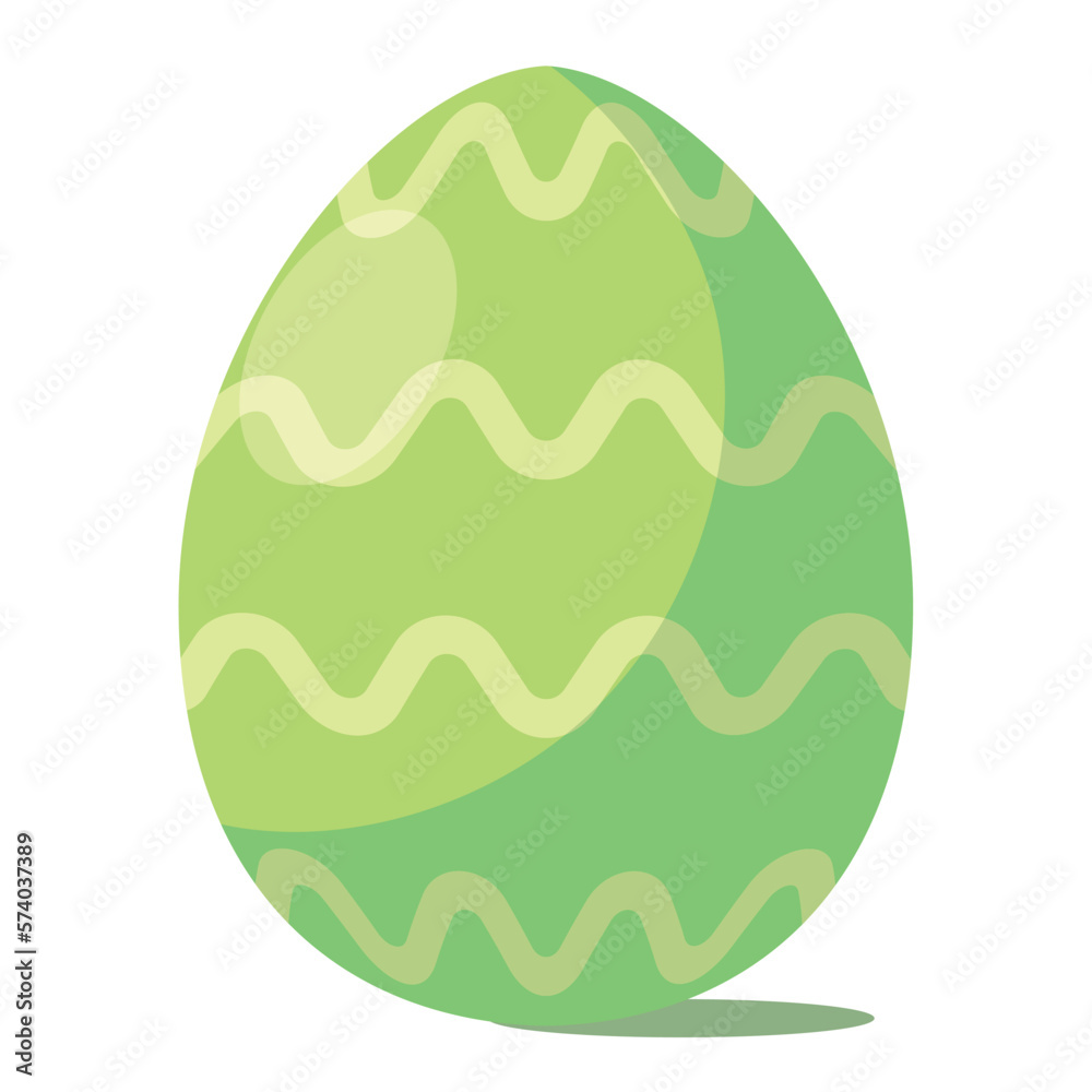 Canvas Prints Isolated colored easter egg icon Vector