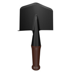 Shovel isolated on transparent background