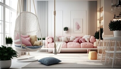 Fototapeta na wymiar nice and beauty livingroom interior