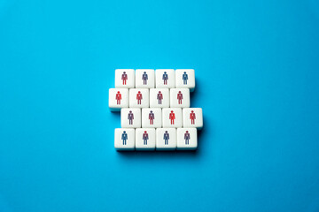 Out of sync team. Low discipline, conflicts and problems of business relations, subordination. Disunity and distrust. Bad teamwork. Human resources. Get the team in order and good fit