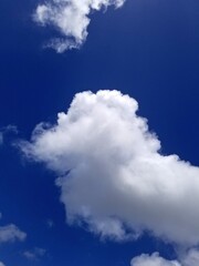 blue sky with clouds