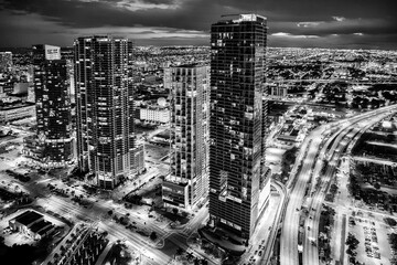 Museum Park and Downtown,.Aerial View,Miami,South Florida,Dade,Florida,USA