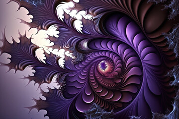 Psychedelic background. Generative AI.