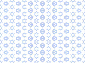 Abstract Seamless Blue Geometric Pattern.