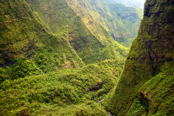 Aerial of Mount Wai'ale'ale.Kauai,Hawaii,USA